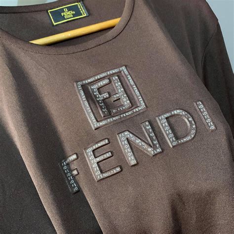 vintage fendi shirt|Fendi vintage clutch.